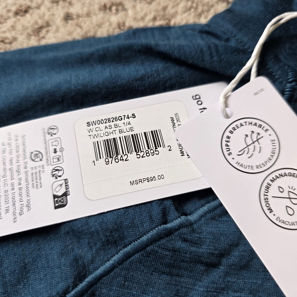 Smartwool all season quarter zip baselayer - Picture 3 of 5